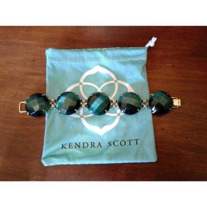 Kendra Scott Emerald Cat’s Eye Cassie Bracelet